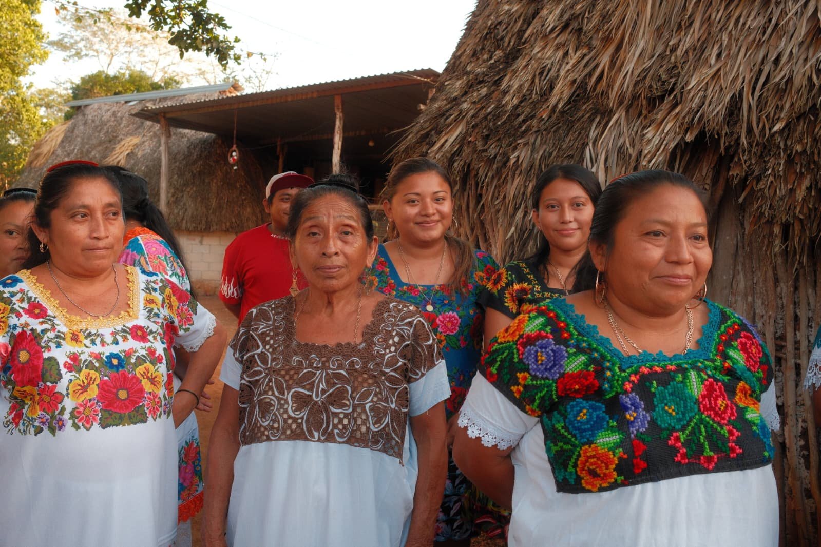 Women gathered in a community setting